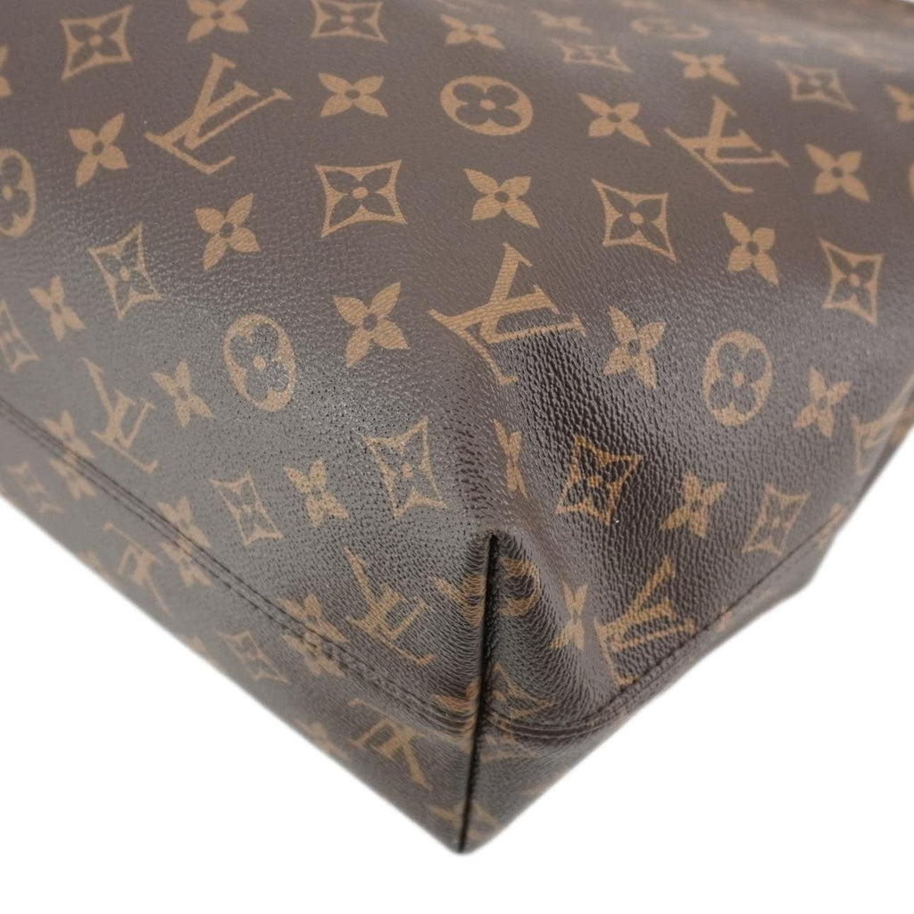 LOUIS VUITTON Graceful MM Monogram Canvas Shoulder Bag Brown