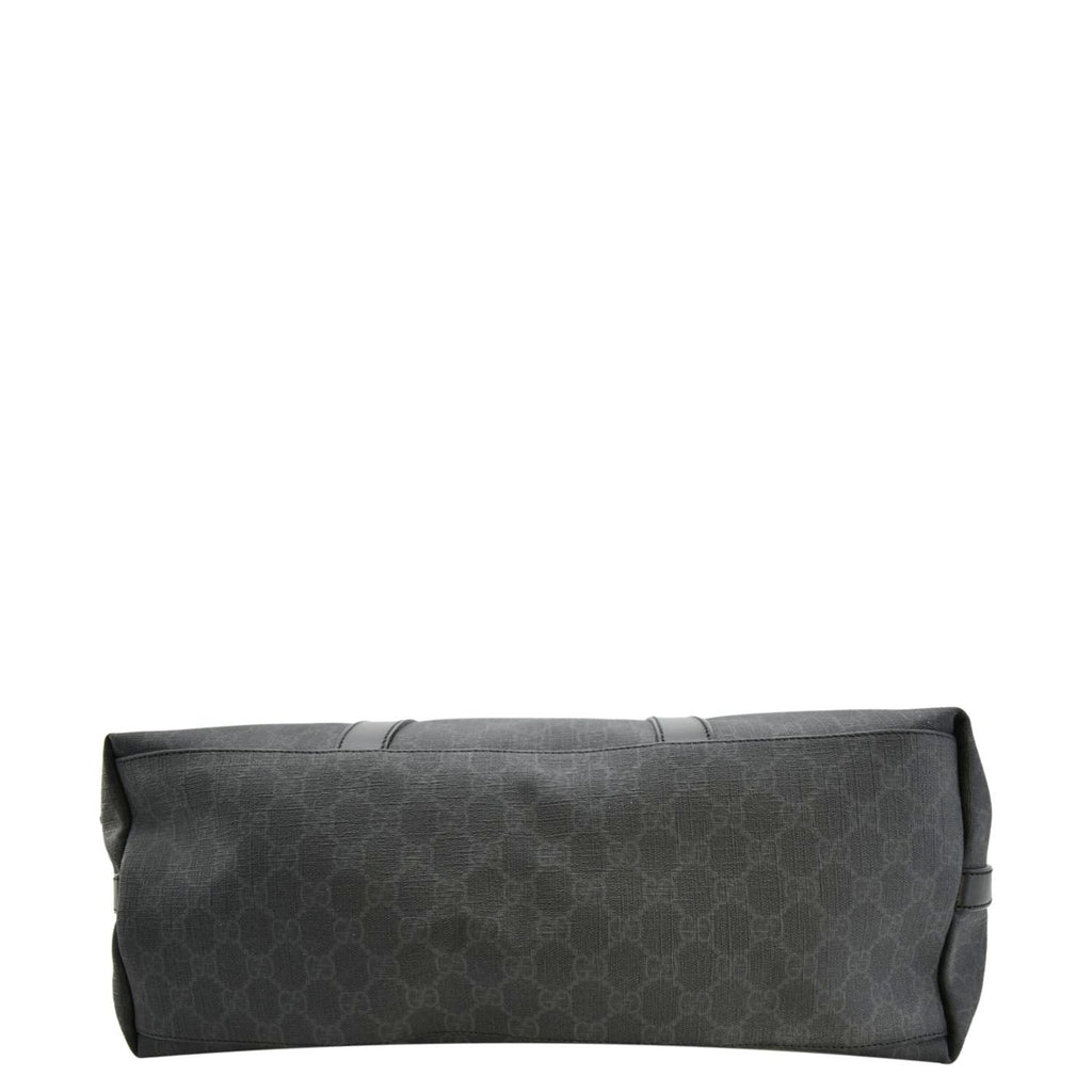 GUCCI Gucci Supreme Medium Tote Bag Black 322063