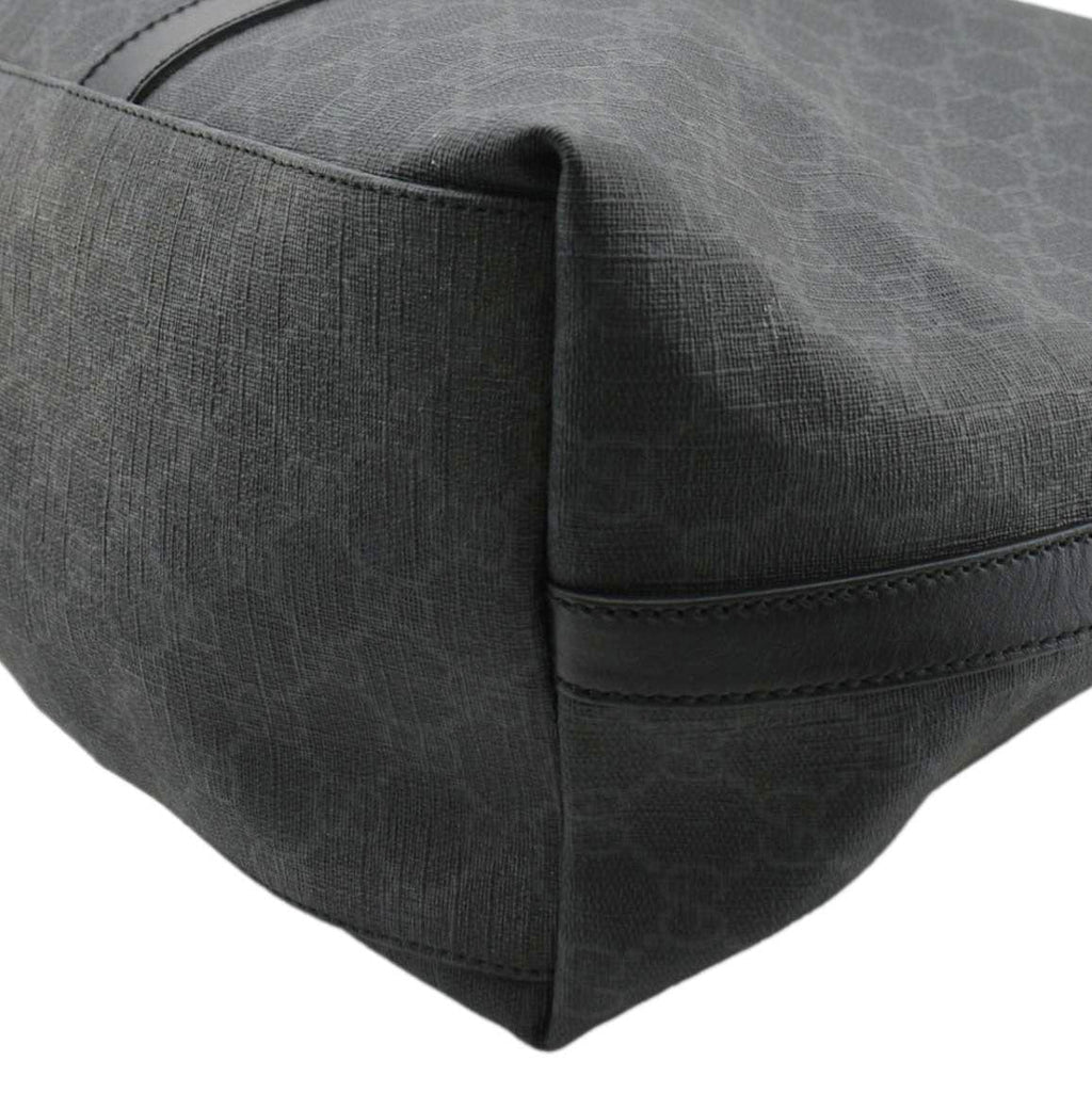 GUCCI Gucci Supreme Medium Tote Bag Black 322063