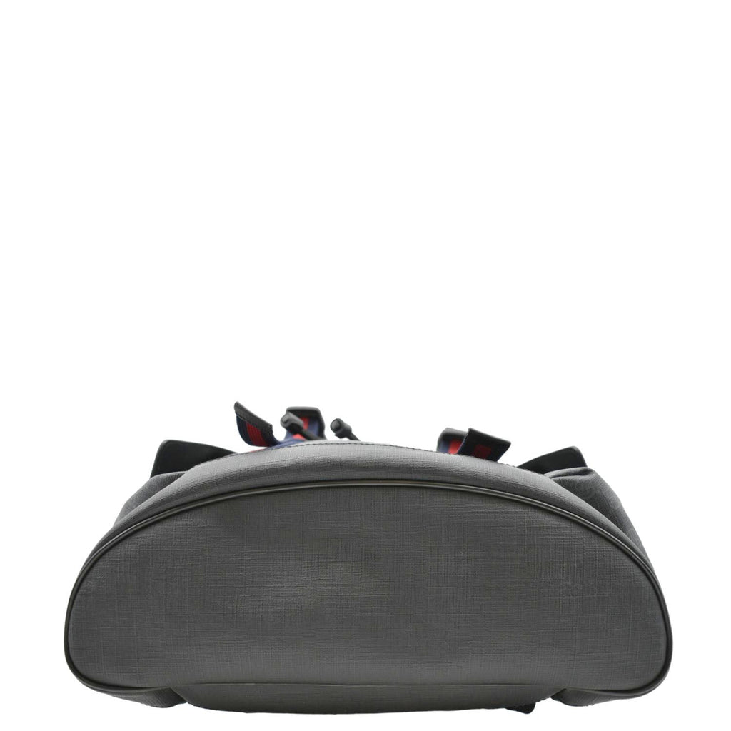 GUCCI Gucci Supreme Canvas Backpack Black 495563