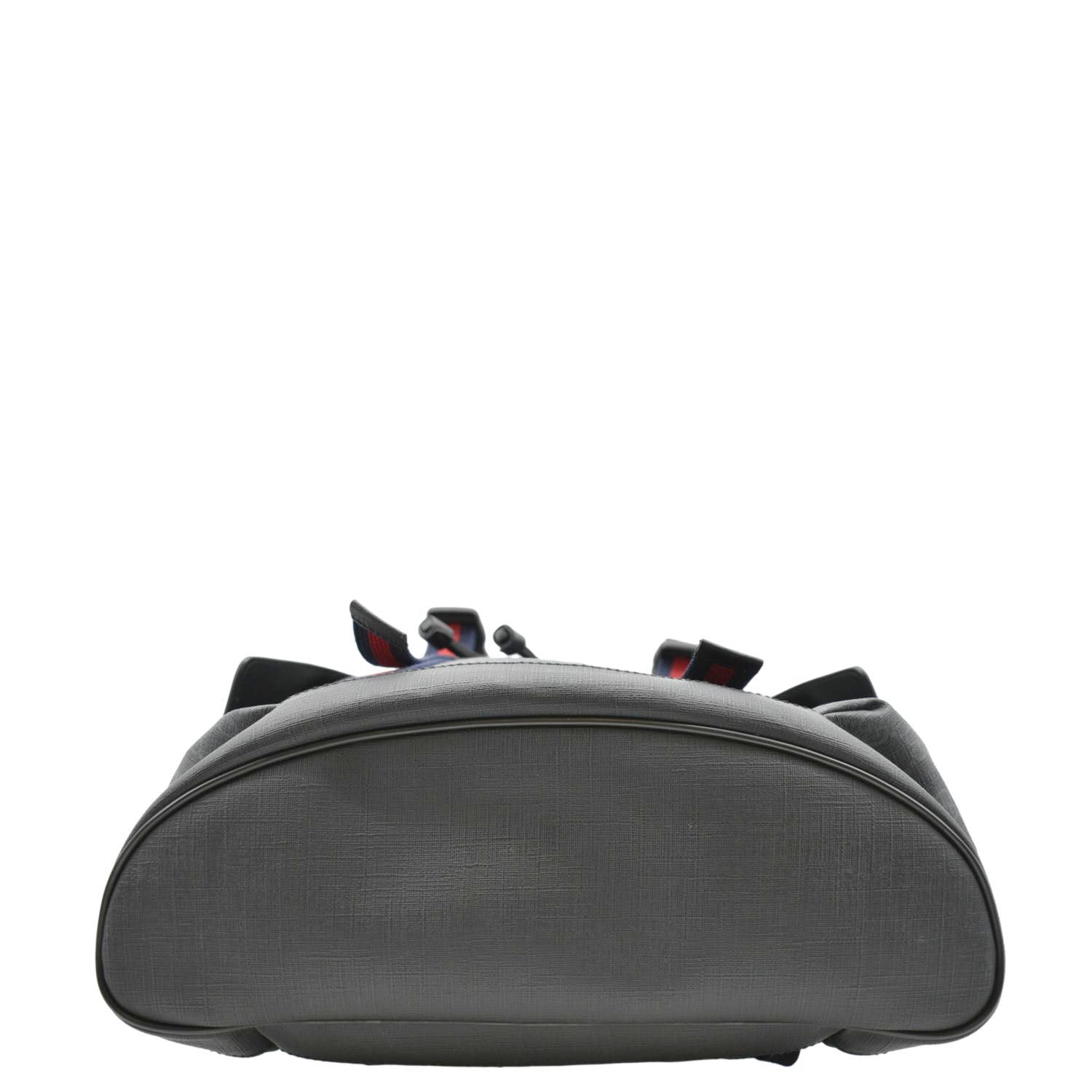 GUCCI Gucci Supreme Canvas Backpack Black 495563