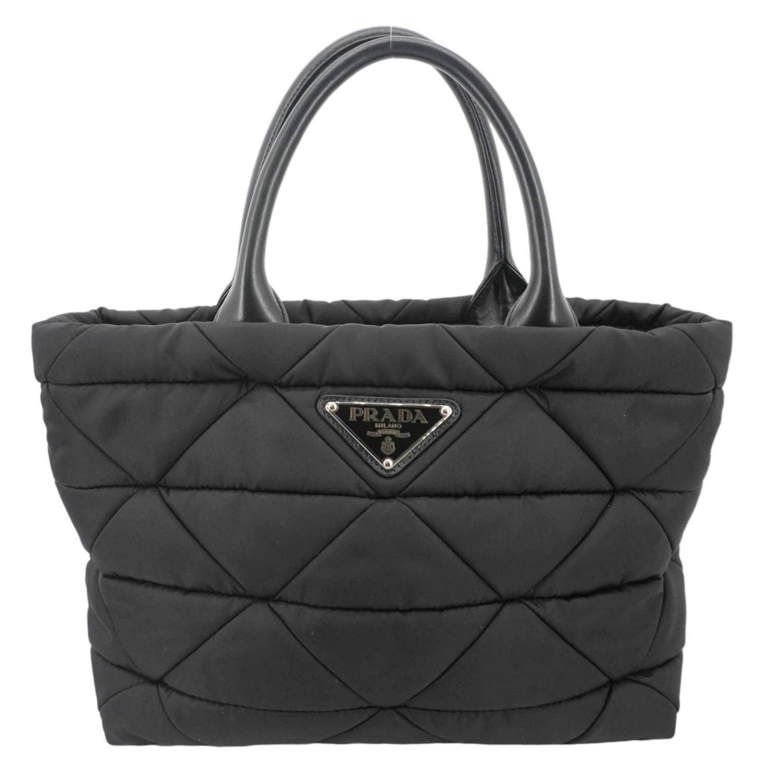 PRADA Padded Re-Nylon Tote Bag  Black