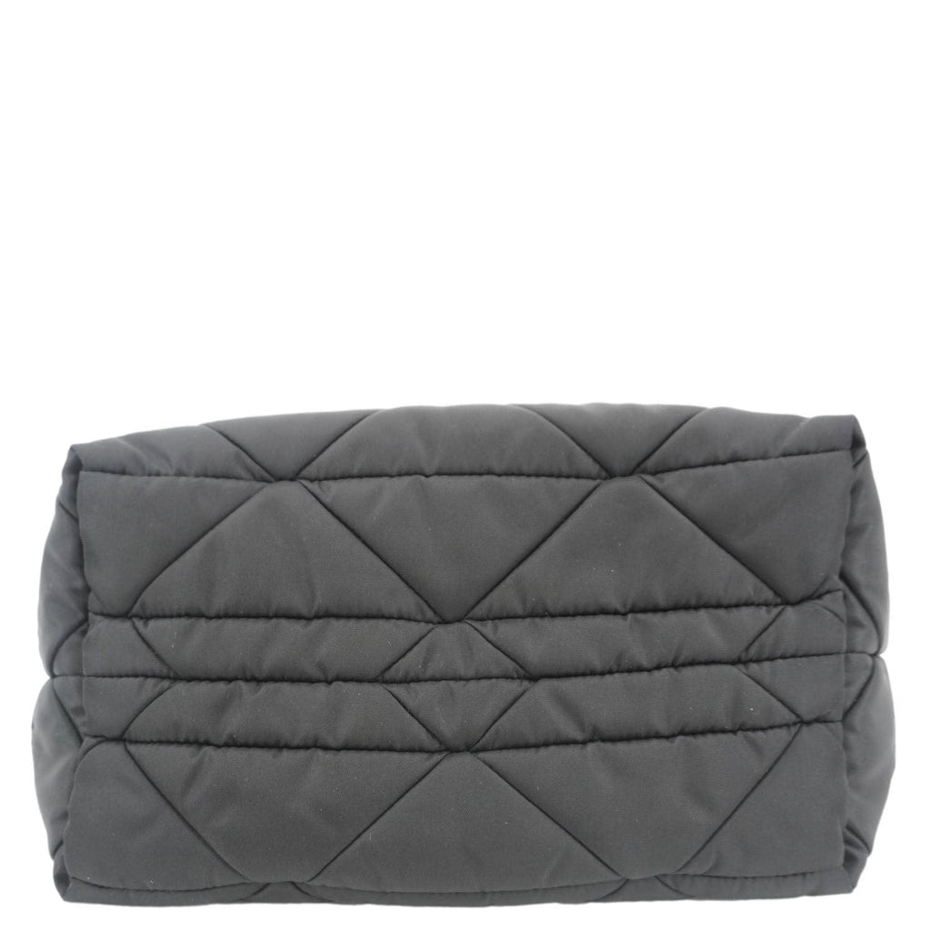 PRADA Padded Re-Nylon Tote Bag  Black