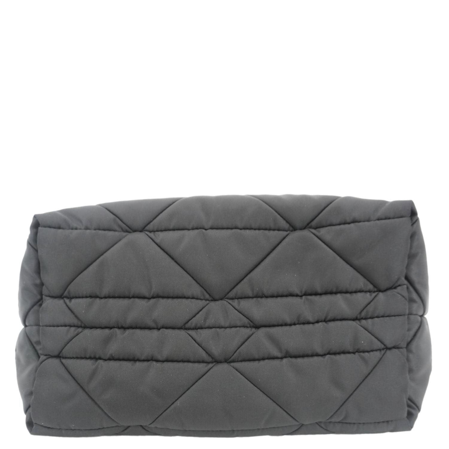 PRADA Padded Re-Nylon Tote Bag  Black