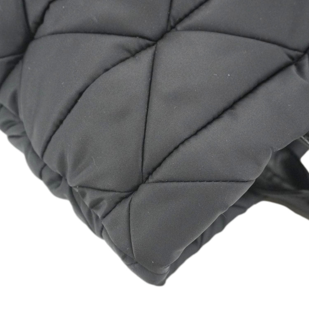 PRADA Padded Re-Nylon Tote Bag  Black