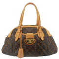 LOUIS VUITTON Etoile Bowling Monogram Canvas Satchel Bag Brown