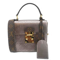 LOUIS VUITTON Spring Street NM Monogram Vernis Crossbody Bag Champagne Metallise