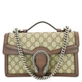 GUCCI Dionysus Gucci Supreme Canvas Top Handle Shoulder Bag Beige 621512