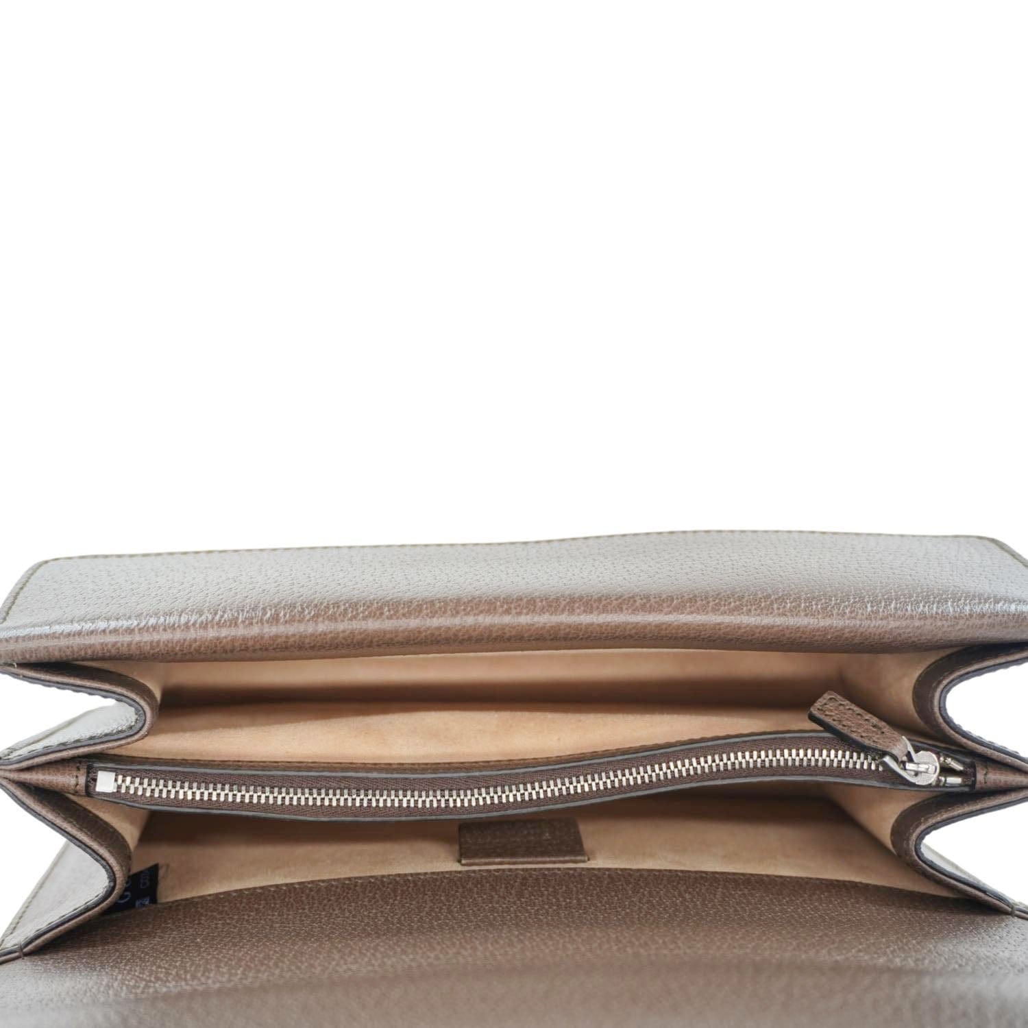 GUCCI Dionysus Gucci Supreme Canvas Top Handle Shoulder Bag Beige 621512