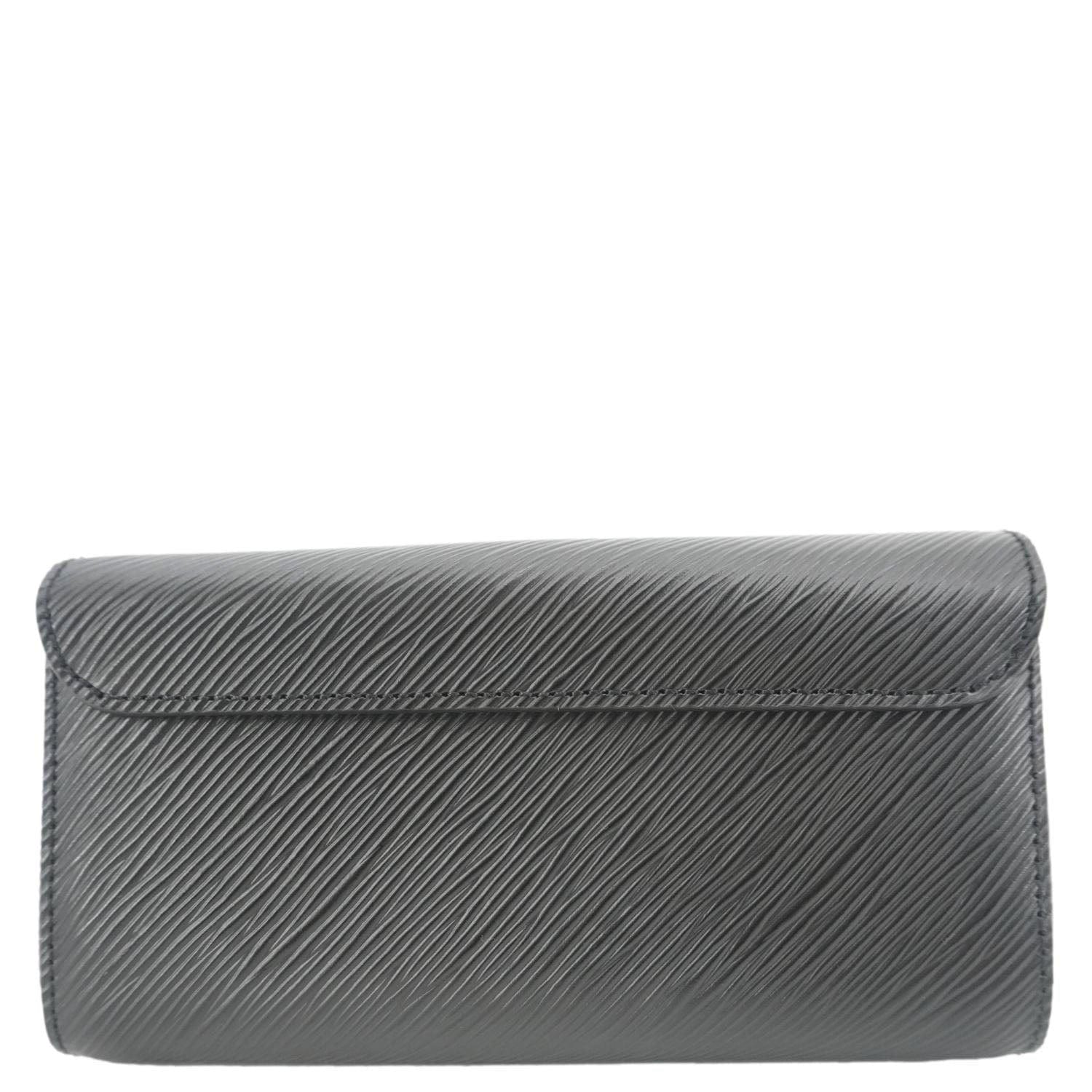 LOUIS VUITTON Twist West Epi Leather Crossbody Pochette Bag Black