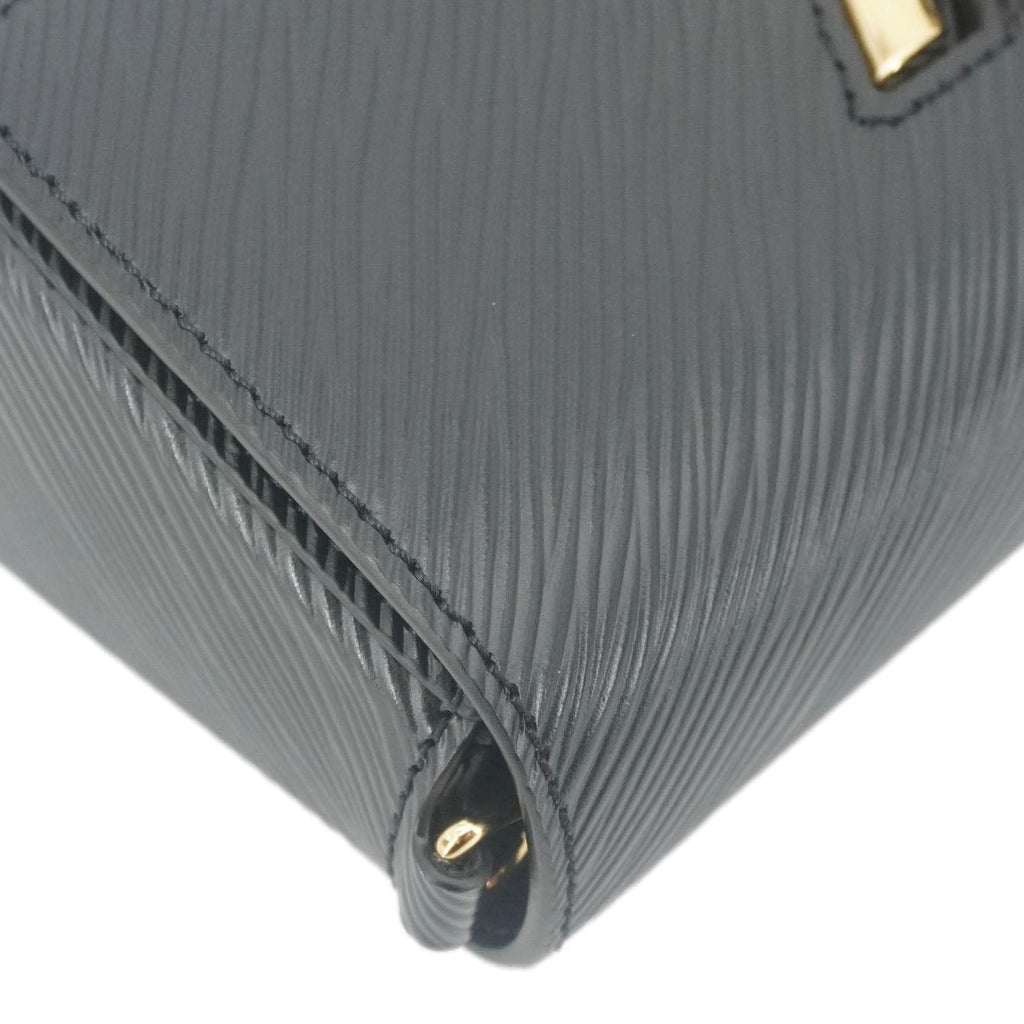 LOUIS VUITTON Twist West Epi Leather Crossbody Pochette Bag Black