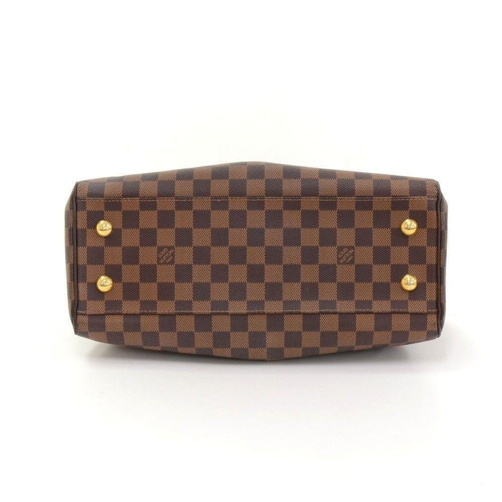 LOUIS VUITTON Trevi PM Damier Ebene Canvas 2way Handbag