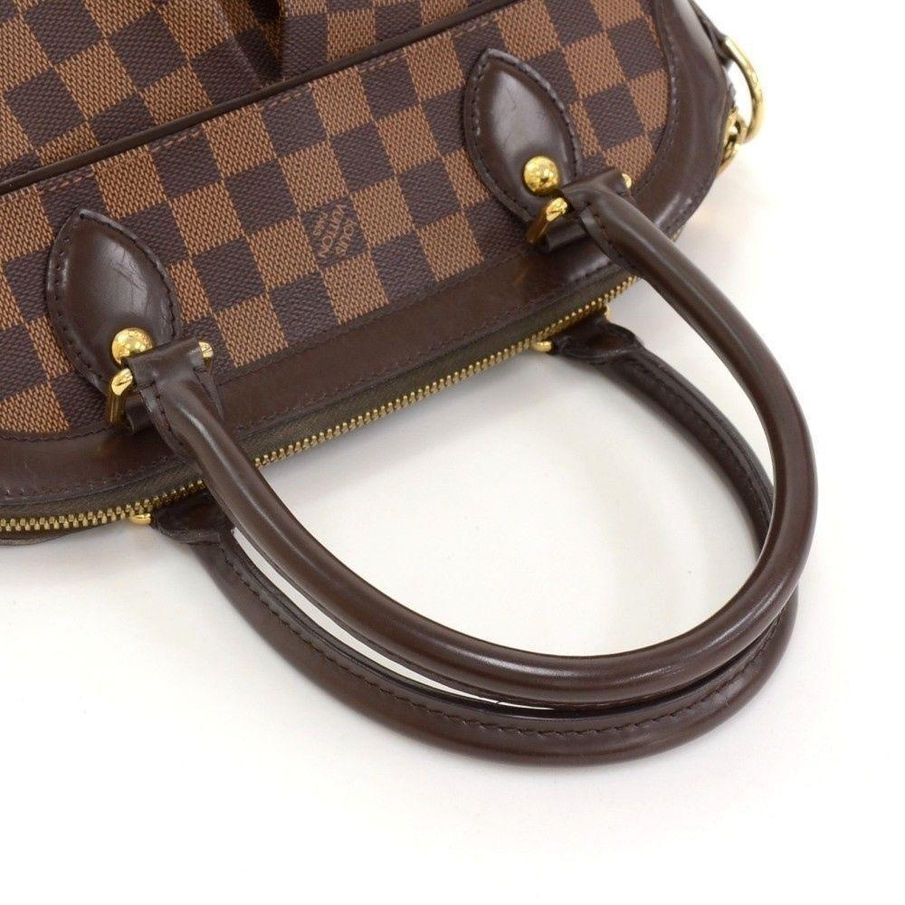 LOUIS VUITTON Trevi PM Damier Ebene Canvas 2way Handbag