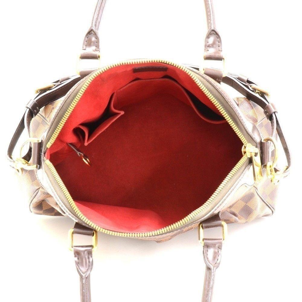 LOUIS VUITTON Trevi PM Damier Ebene Canvas 2way Handbag