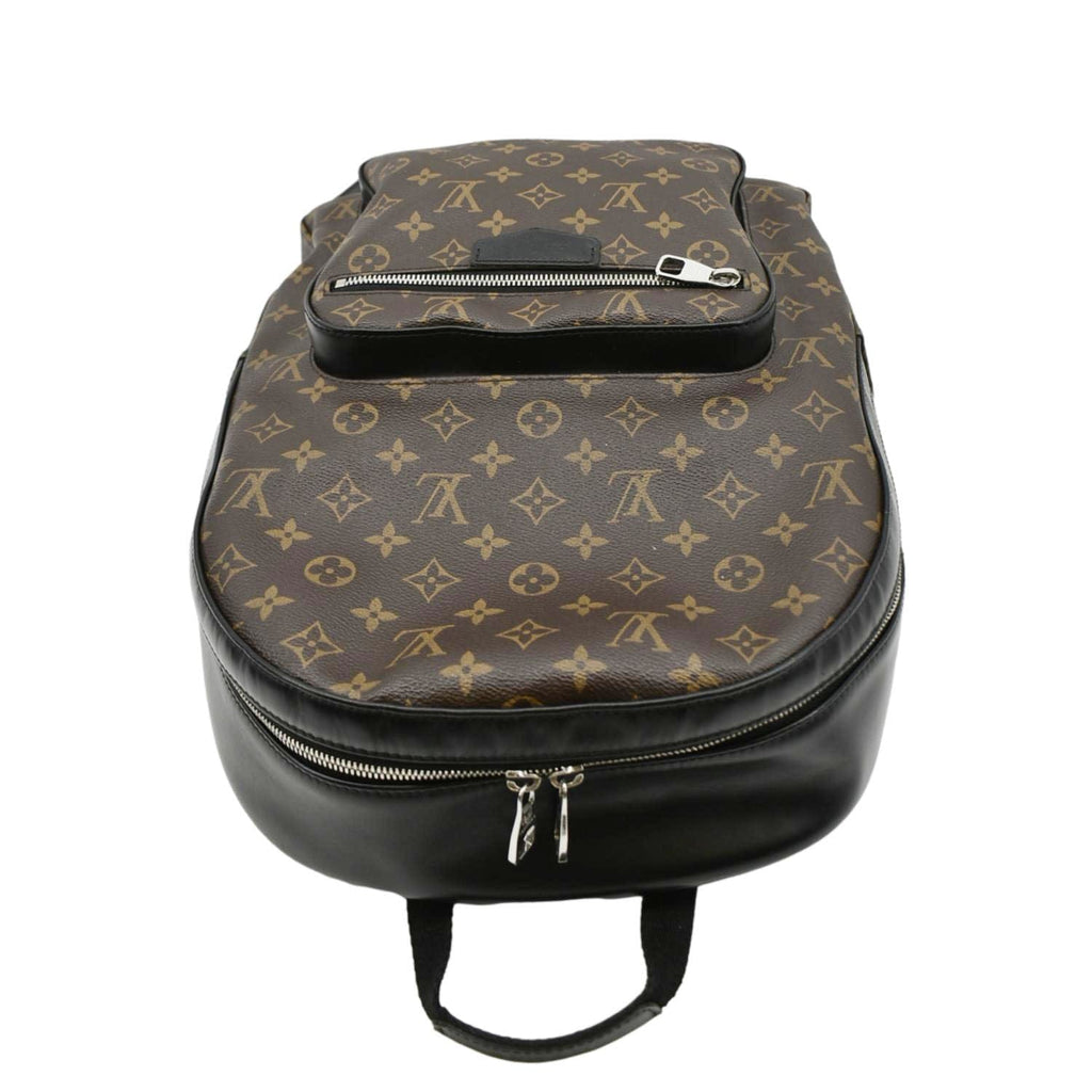 LOUIS VUITTON Josh Monogram Canvas Backpack Bag Brown