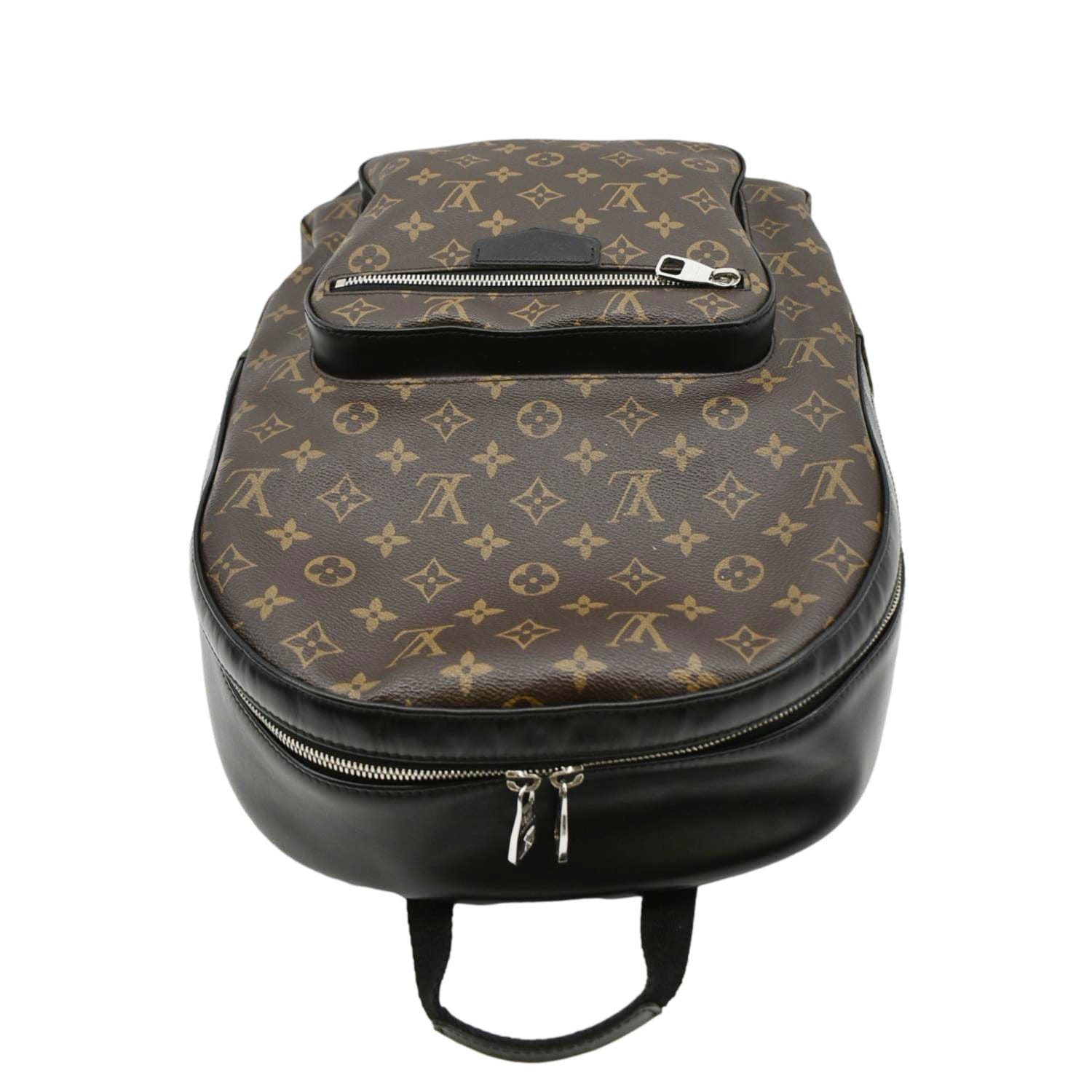 LOUIS VUITTON Josh Monogram Canvas Backpack Bag Brown