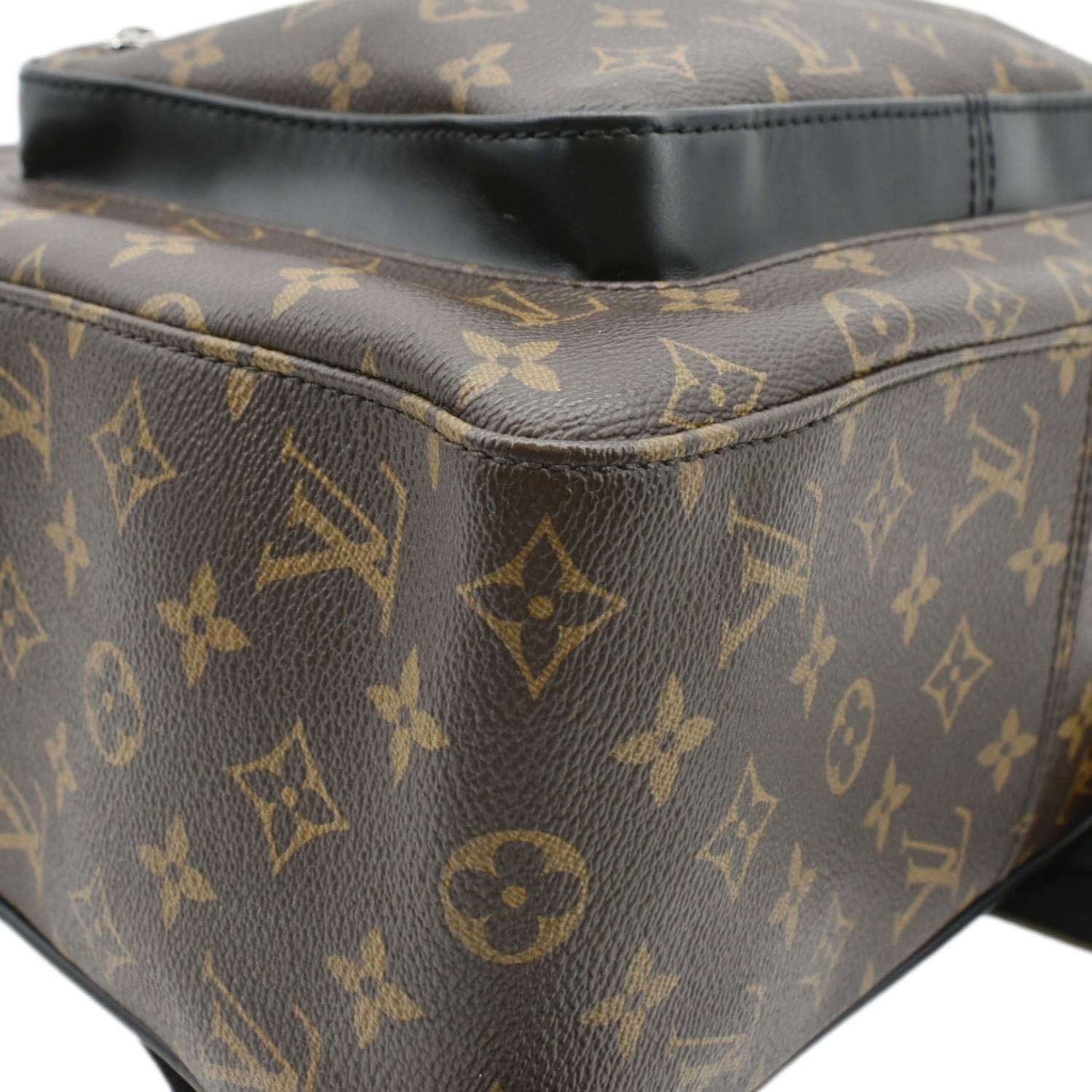 LOUIS VUITTON Josh Monogram Canvas Backpack Bag Brown