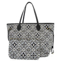 LOUIS VUITTON Since 1854 Neverfull MM Jacquard Shoulder Bag Black