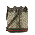GUCCI Ophidia Gucci Supreme Canvas Bucket Bag Beige 540457