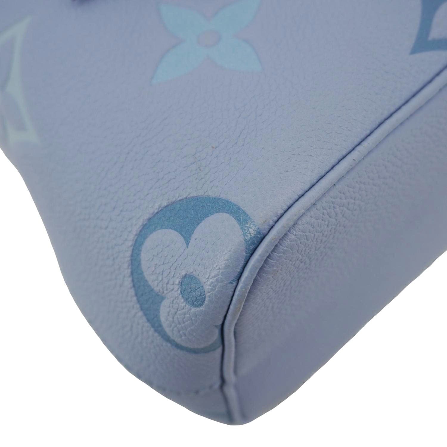 LOUIS VUITTON NeoNoe BB Monogram Empreinte Shoulder Bag Summer Blue