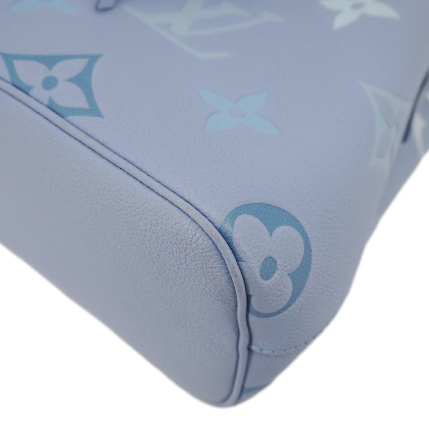 LOUIS VUITTON NeoNoe BB Monogram Empreinte Shoulder Bag Summer Blue
