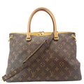 LOUIS VUITTON Pallas Monogram Canvas Crossbody Bag Saffron