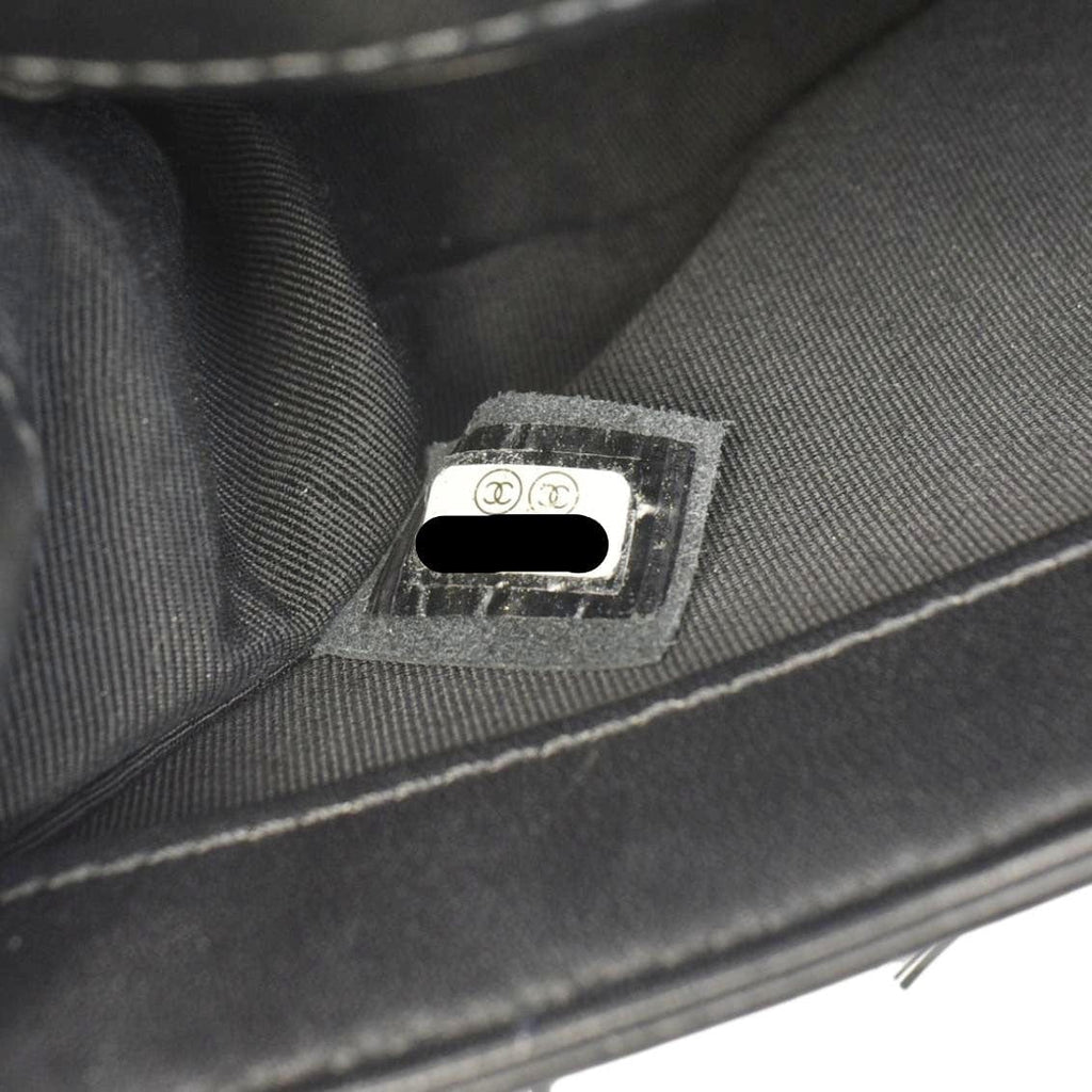 Chanel Boy Small Leather Shoulder Bag Black