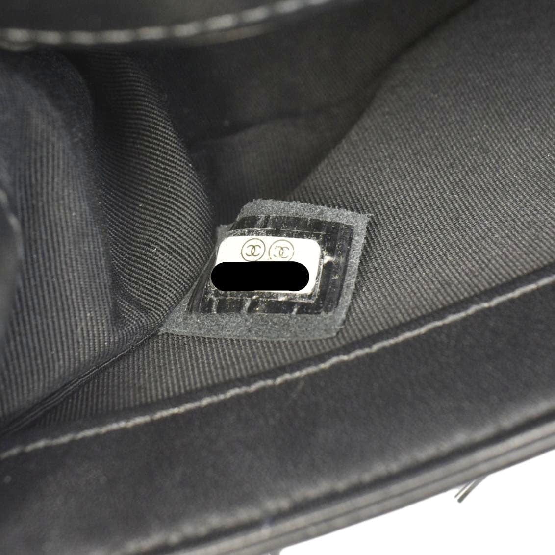 Chanel Boy Small Leather Shoulder Bag Black