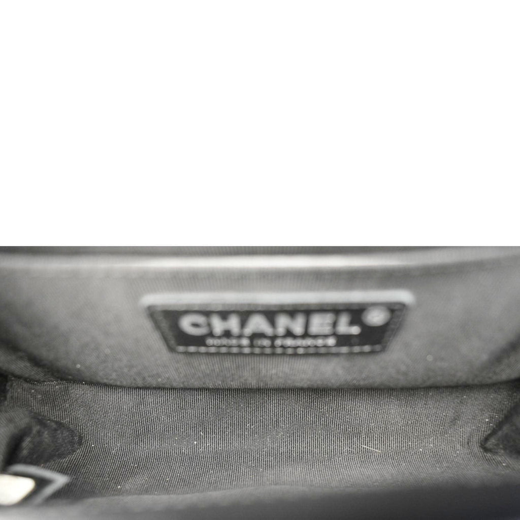 Chanel Boy Small Leather Shoulder Bag Black