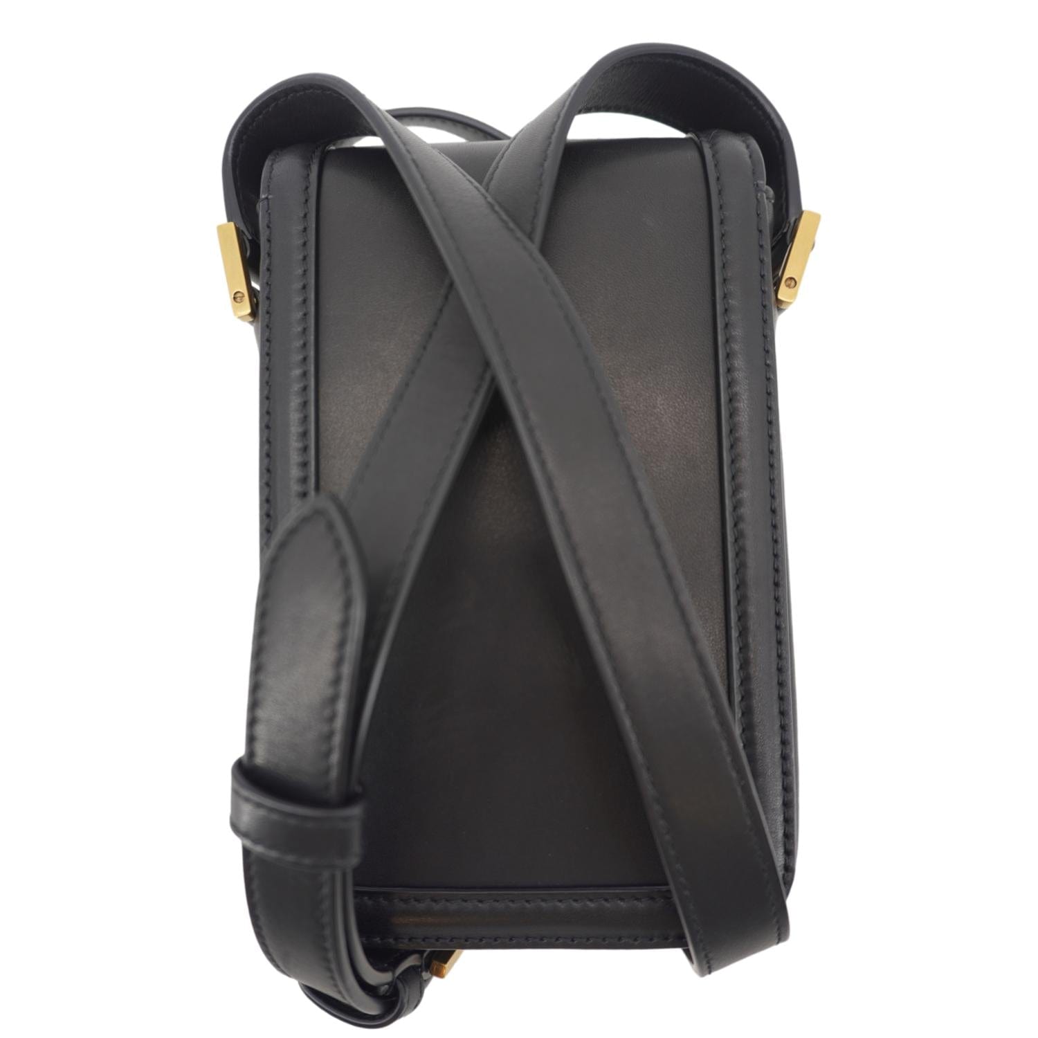YVES SAINT LAURENT Solferino Mini Smooth Leather Crossbody Bag Black