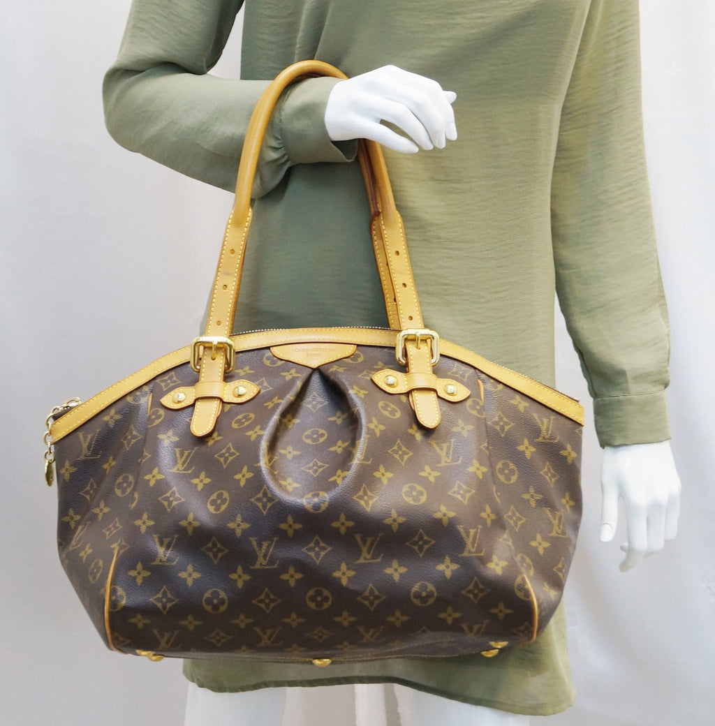 LOUIS VUITTON Monogram Canvas Tivoli GM Brown Shoulder Bag