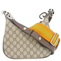 GUCCI Attache Small Gucci Supreme Canvas Shoulder Bag Beige 699409