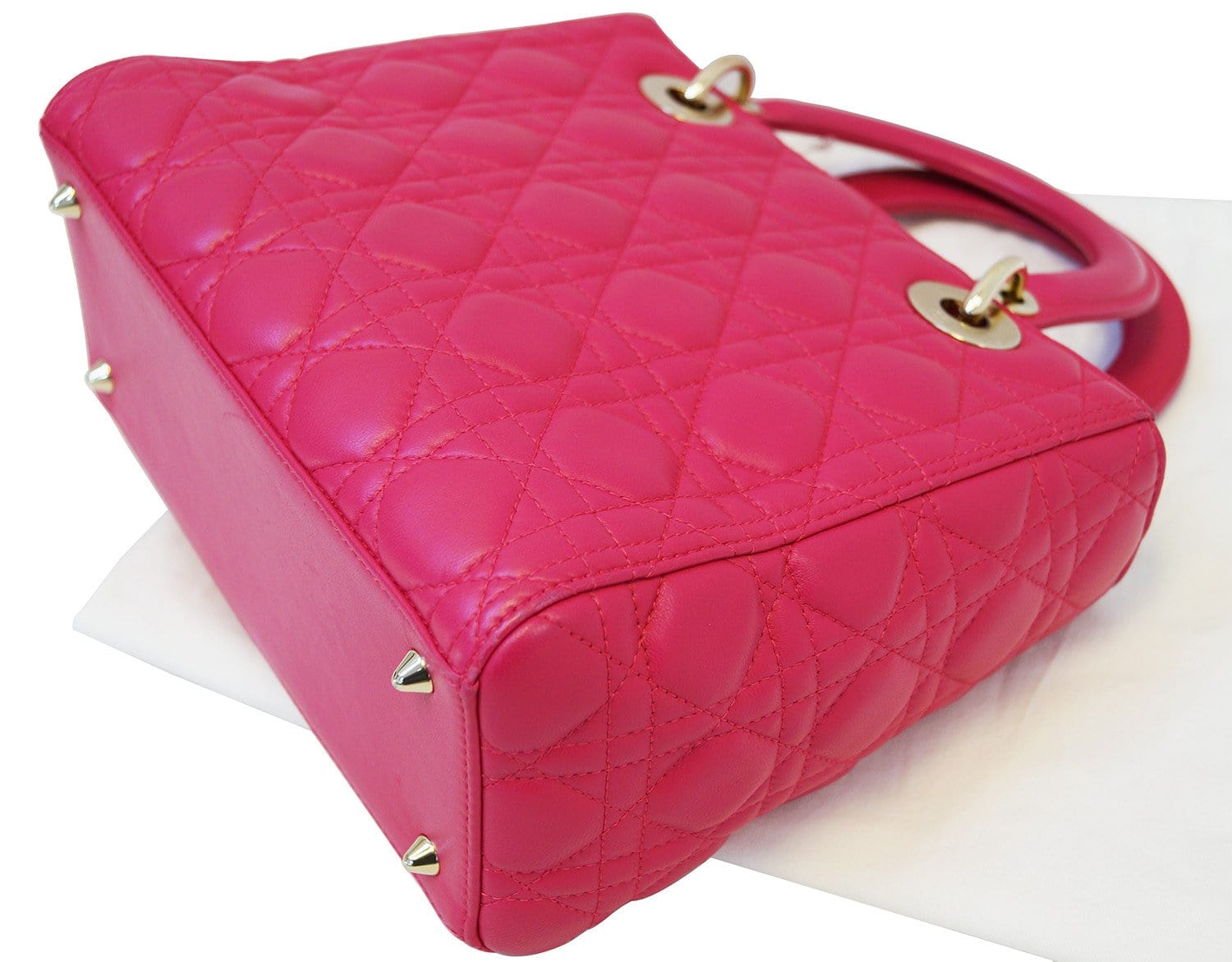 CHRISTIAN DIOR Bag - Cannage Pink  Lady Dior Bag