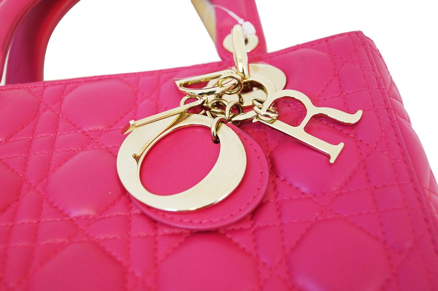 CHRISTIAN DIOR Bag - Cannage Pink  Lady Dior Bag