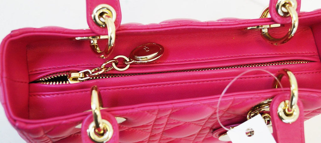 CHRISTIAN DIOR Bag - Cannage Pink  Lady Dior Bag