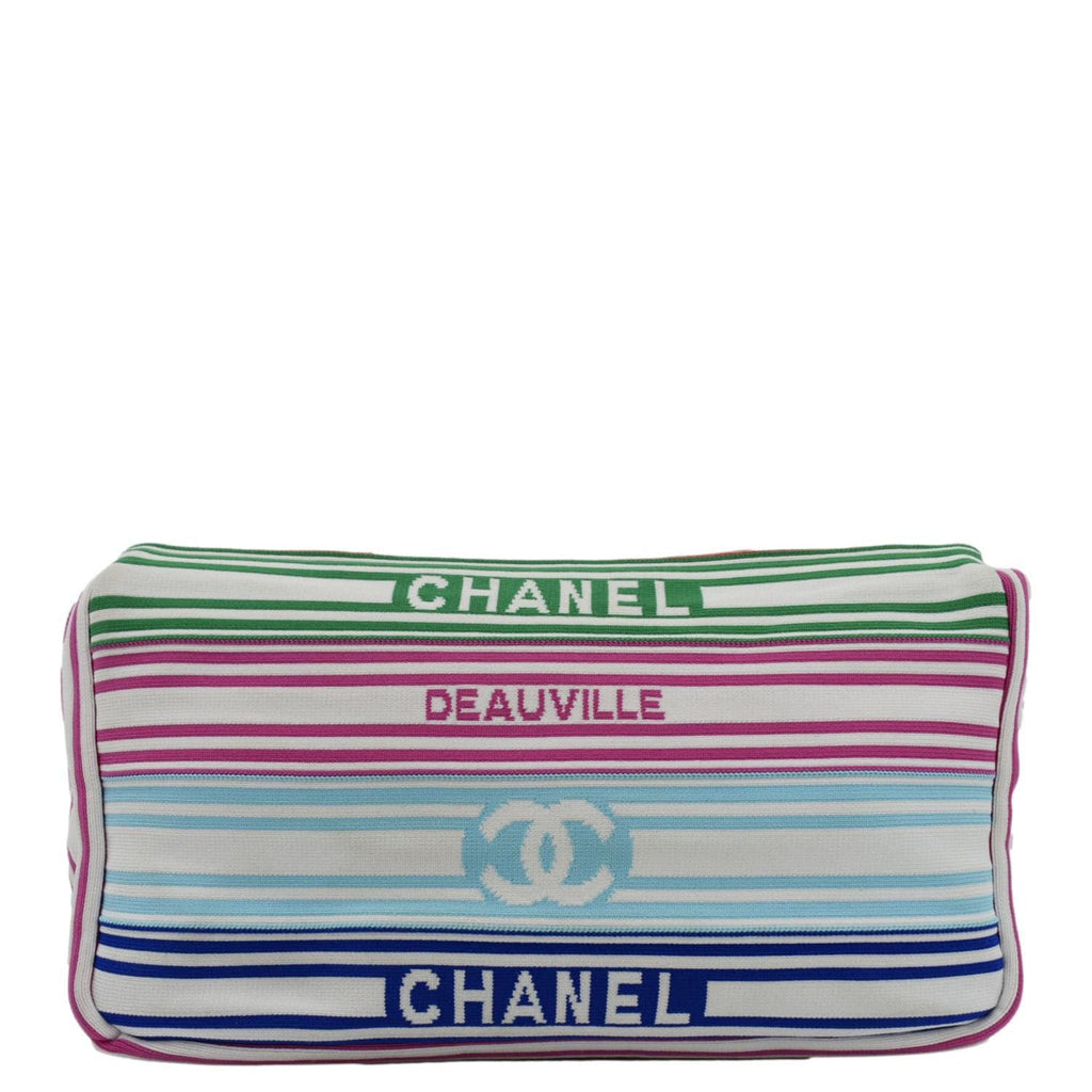 Chanel Venise Biarritz Flap Mixed Fibers Shoulder Bag Multicolor