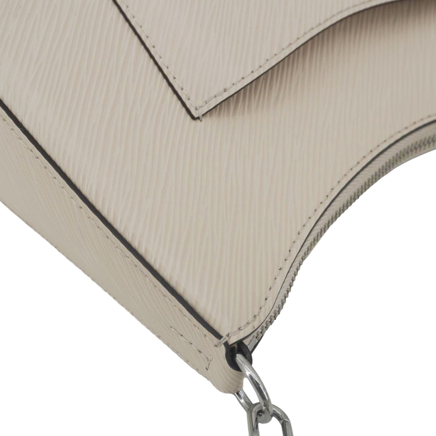 LOUIS VUITTON Marelle Epi Leather Shoulder Bag Cream