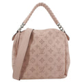 LOUIS VUITTON Babylone BB Mahina Leather Chain Shoulder Bag Magnolia