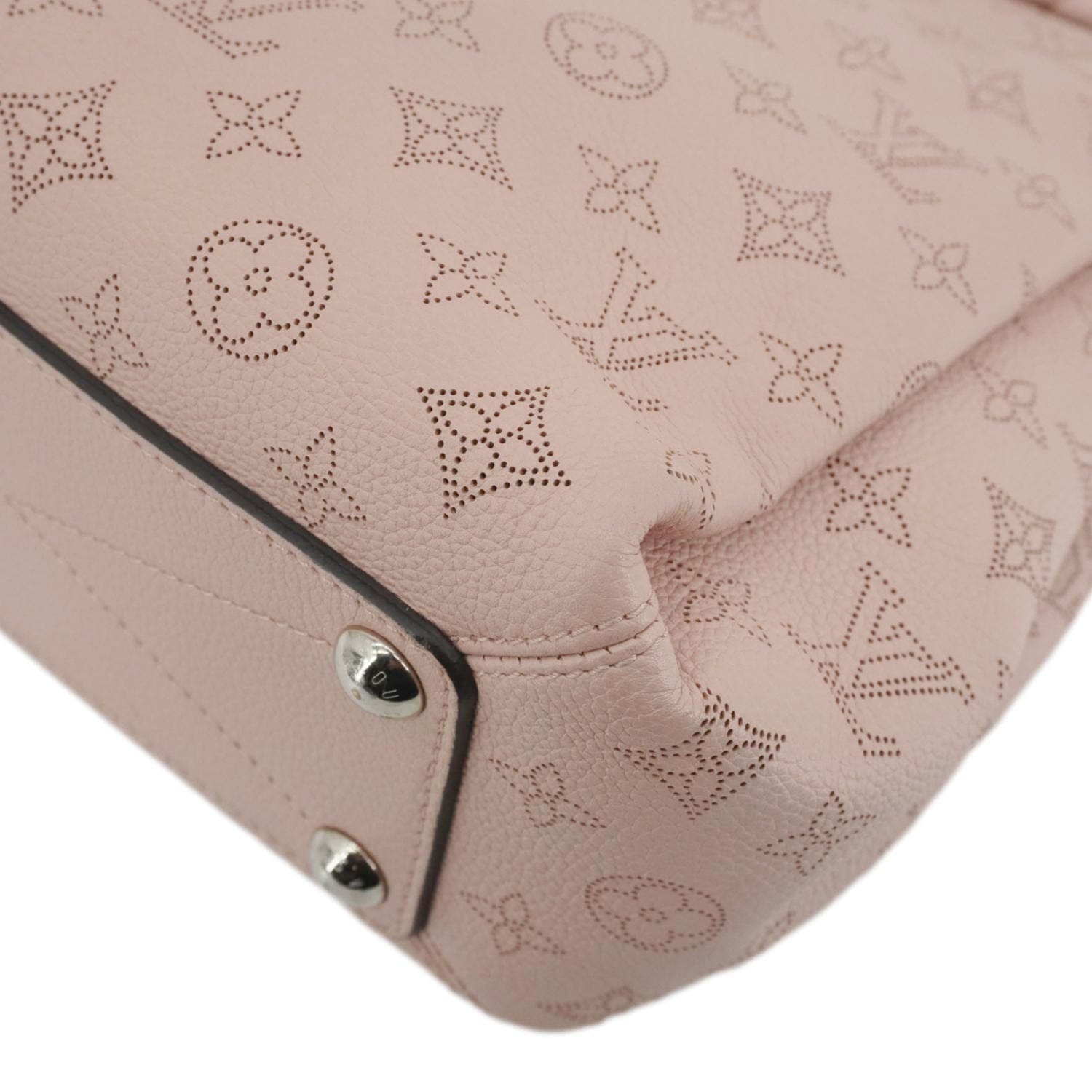 LOUIS VUITTON Babylone BB Mahina Leather Chain Shoulder Bag Magnolia