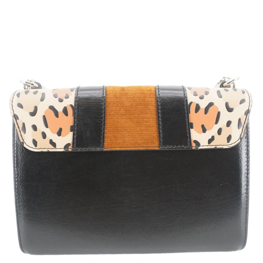LOUIS VUITTON Twist Leopard Wild Printed Leather Crossbody Bag Multicolor