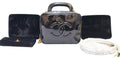 Chanel CC Black Patent Leather 2way Vanity Case Cosmetic Bag