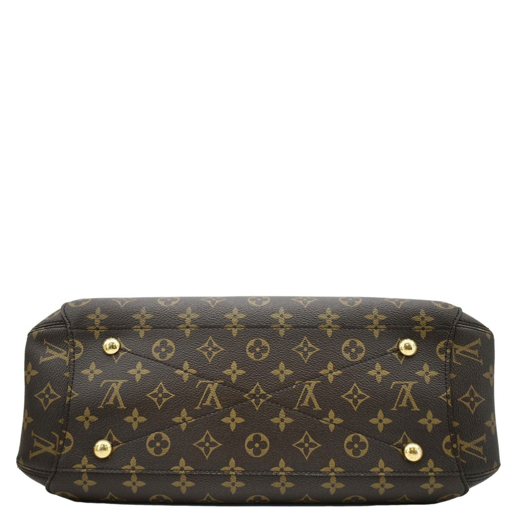 LOUIS VUITTON Montaigne GM Monogram Canvas Shoulder Bag Brown