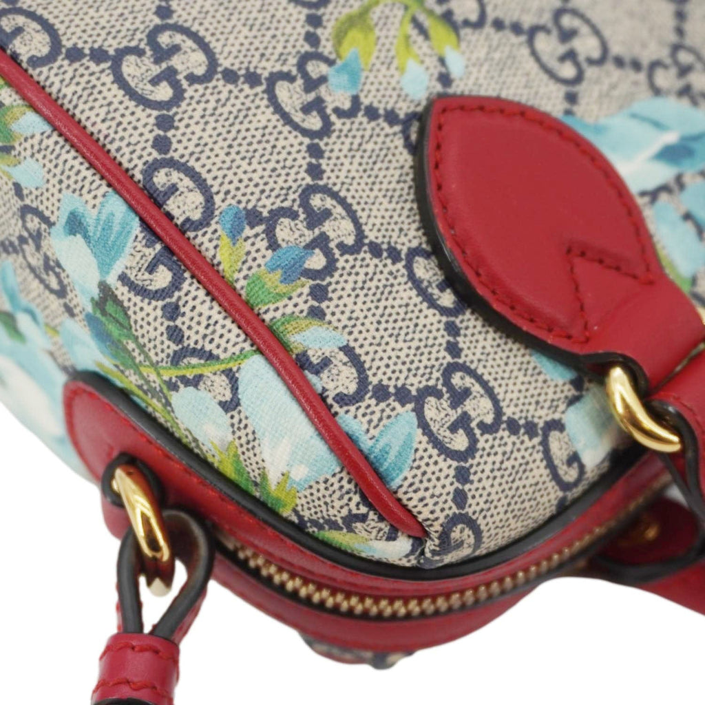 GUCCI Mini Blooms Gucci Supreme Canvas Top Handle Crossbody Bag Multicolor 546312