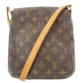 LOUIS VUITTON Mtte Salsa Monogram Canvas Crossbody Bag Brown