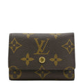 LOUIS VUITTON Trifold  Monogram Canvas Wallet Brown