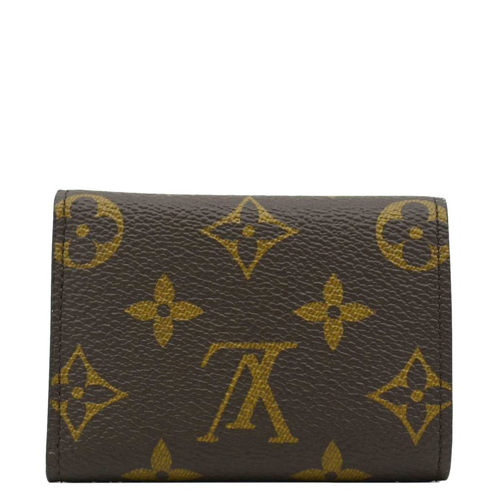 LOUIS VUITTON Trifold  Monogram Canvas Wallet Brown