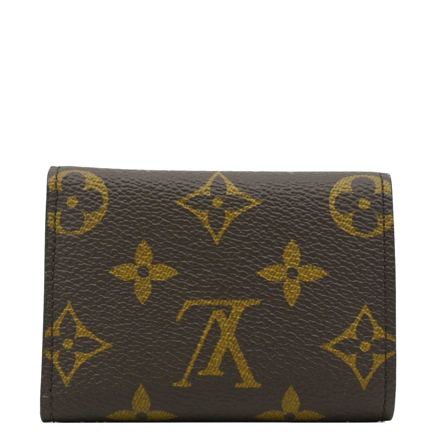 LOUIS VUITTON Trifold  Monogram Canvas Wallet Brown
