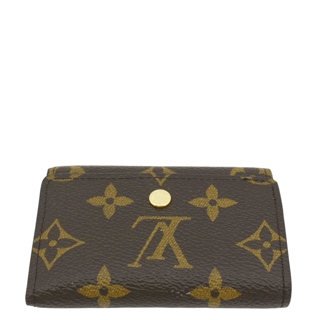 LOUIS VUITTON Trifold  Monogram Canvas Wallet Brown