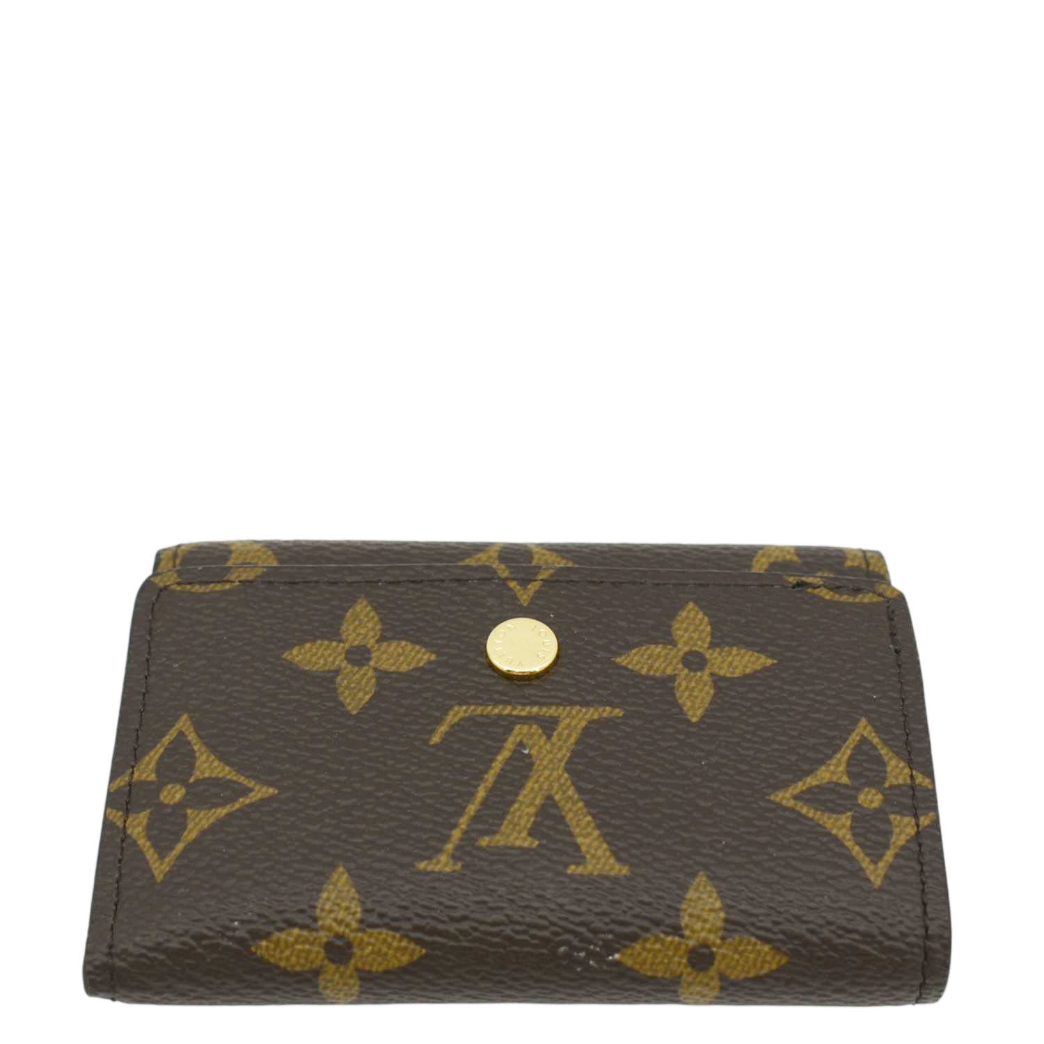 LOUIS VUITTON Trifold  Monogram Canvas Wallet Brown