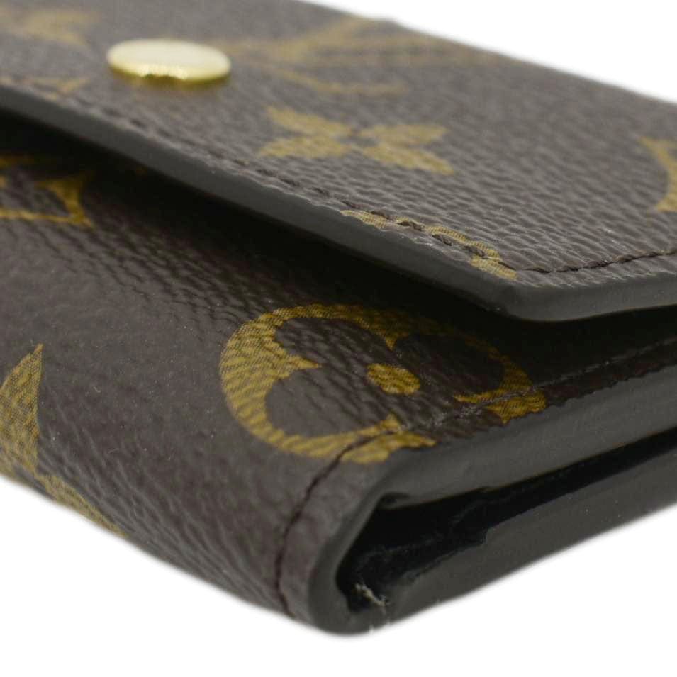 LOUIS VUITTON Trifold  Monogram Canvas Wallet Brown